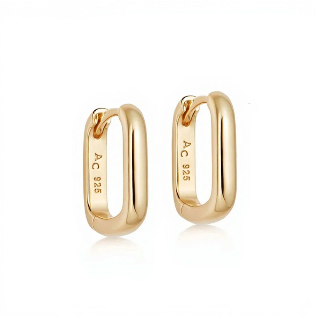Astley Clarke Gold Vermeil Celestial Small Oblong Huggie Earrings - MococoAstley Clarke51141YNOEOSEarrings