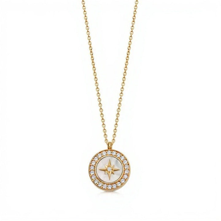 Astley Clarke Gold Vermeil Polaris Malachite Locket Necklace - MococoAstley Clarke50035YWTNOSNecklaces