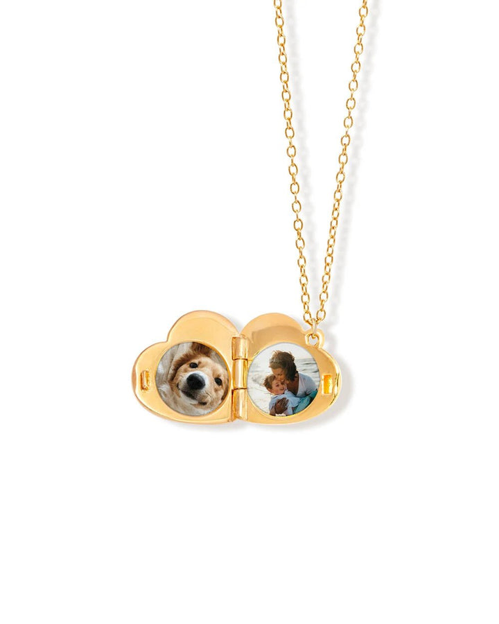 Astley Clarke Mini Heart Locket Necklace - Personalized Sterling Silver or Gold Vermeil - MococoAstley Clarke60073SNONOSNecklaces