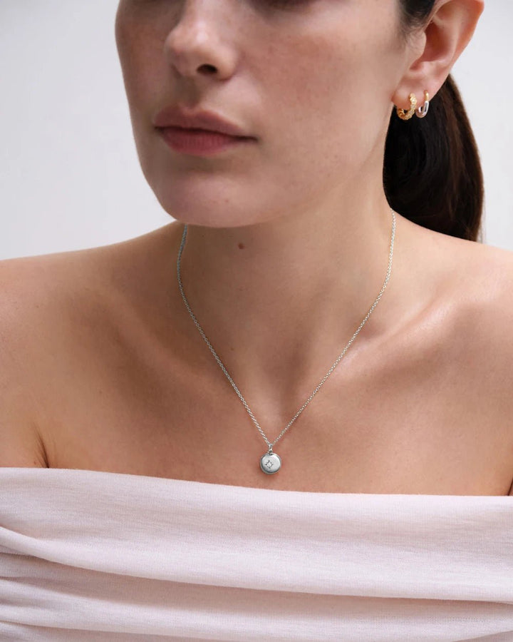 Astley Clarke Mini Star Locket Necklace - Personalized Sterling Silver or Gold Vermeil - MococoAstley Clarke41025YNONOSNecklace