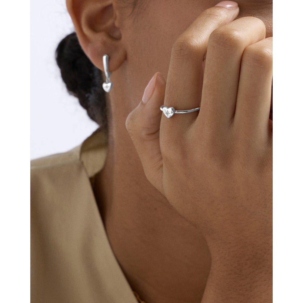 Astley Clarke Silver Biography Heart Ring - MococoAstley Clarke62003SNOR-JRings