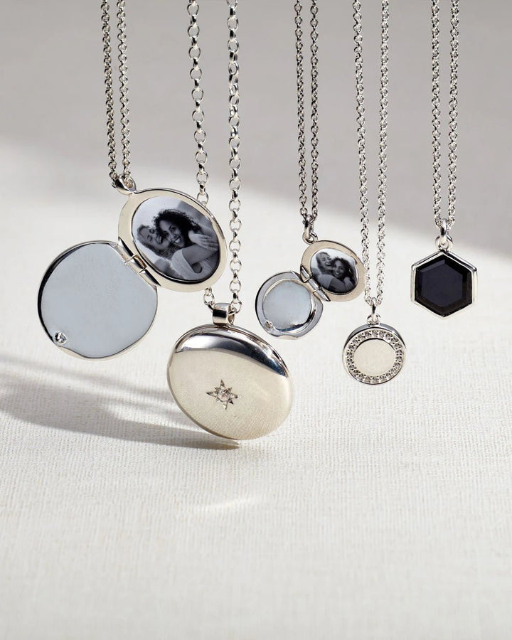 Astley Clarke Silver Biography Medium Locket Necklace - MococoAstley Clarke42044SNONOS-20-22"Necklaces
