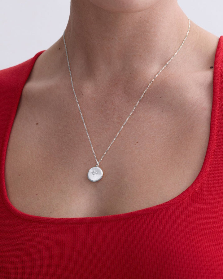 Astley Clarke Silver Biography Midi Locket Necklace - MococoAstley Clarke63080SNON