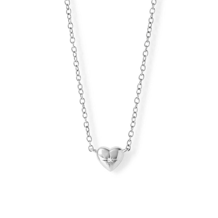 Astley Clarke Silver Biography Mini Heart Necklace image