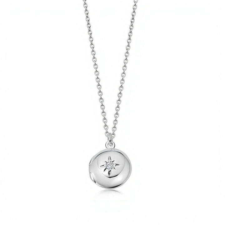 Astley Clarke Silver Mini Star Locket Necklace - MococoAstley Clarke41025SNONOSNecklaces