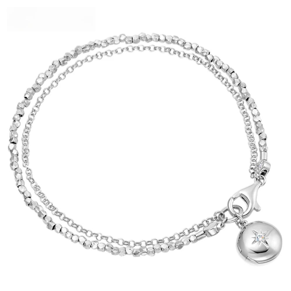 Astley Clarke Silver Star-Set Locket Bracelet - MococoAstley Clarke46035SNOBOSBracelets