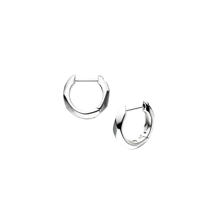 Kit Heath Glint Geo Hoop Earrings Sterling Silver