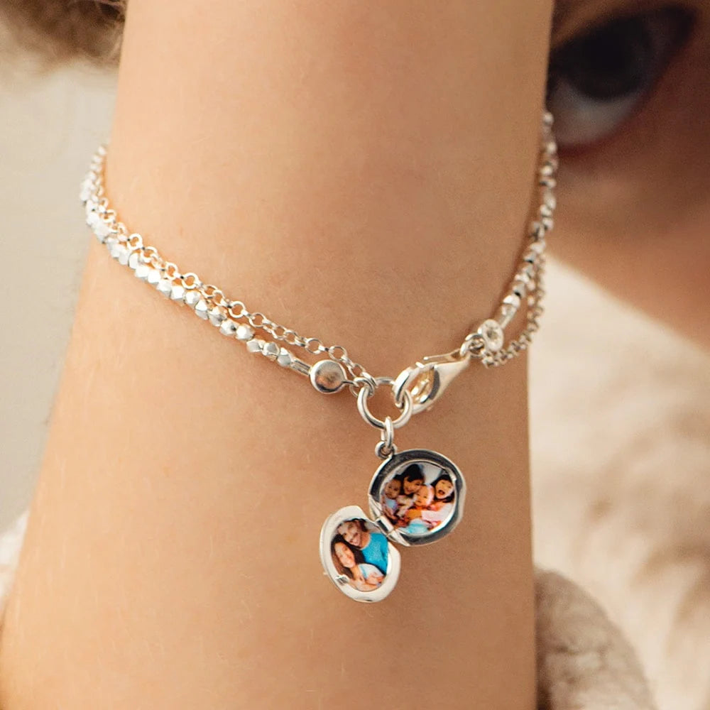 Astley Clarke Star-Set Locket Bracelet