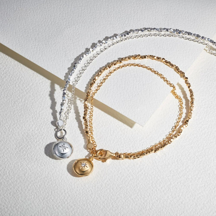 Astley Clarke Star-Set Locket Bracelet