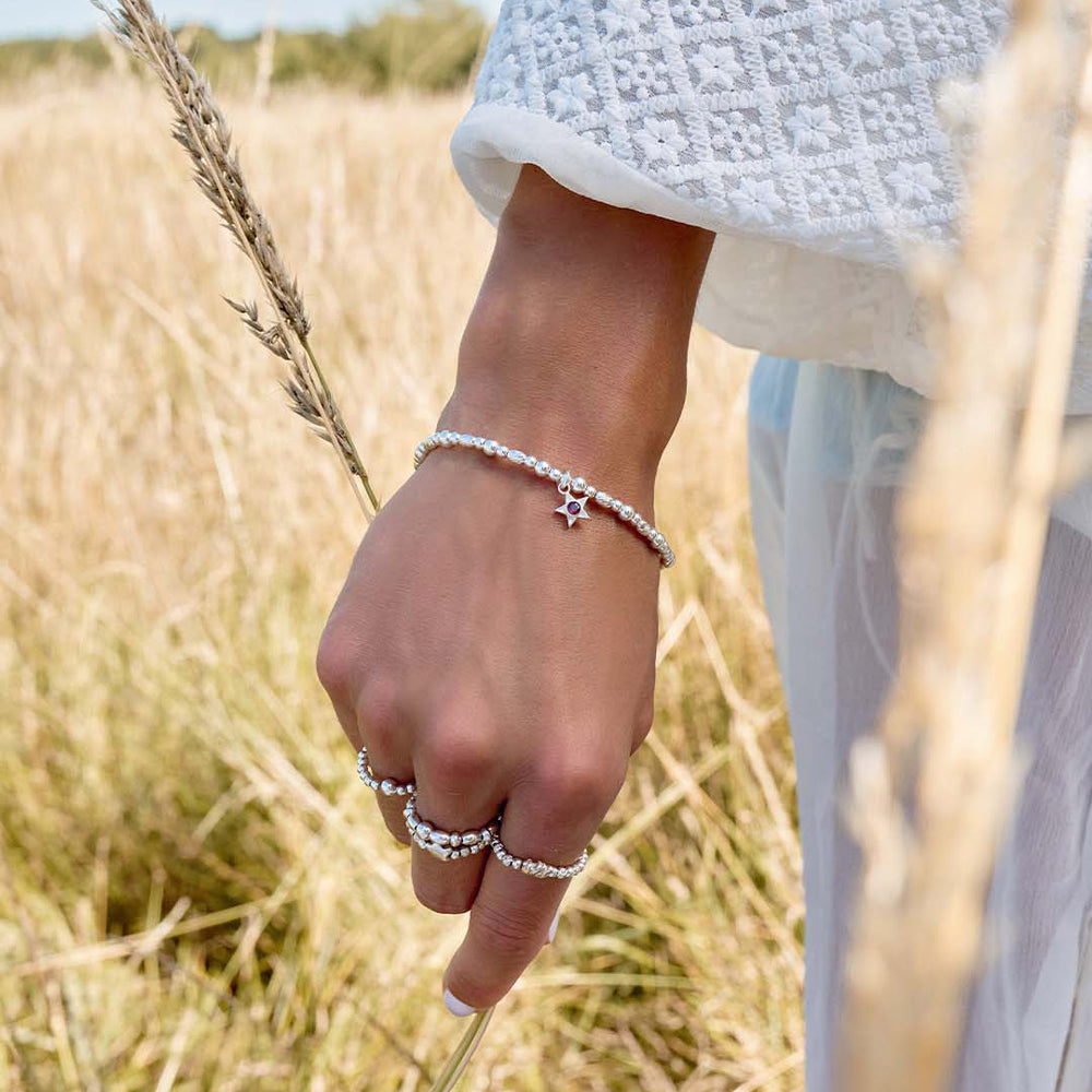 Chlobo 925 Sterling Silver Birthstone Bracelet image 17