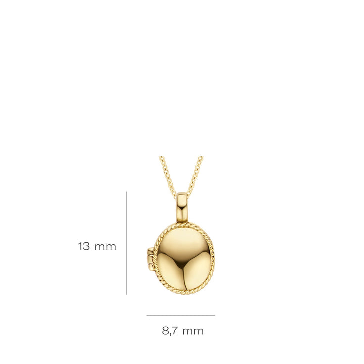 Blush 14ct Gold Locket Pendant - MococoBlush6087YGO8720088138328Pendants