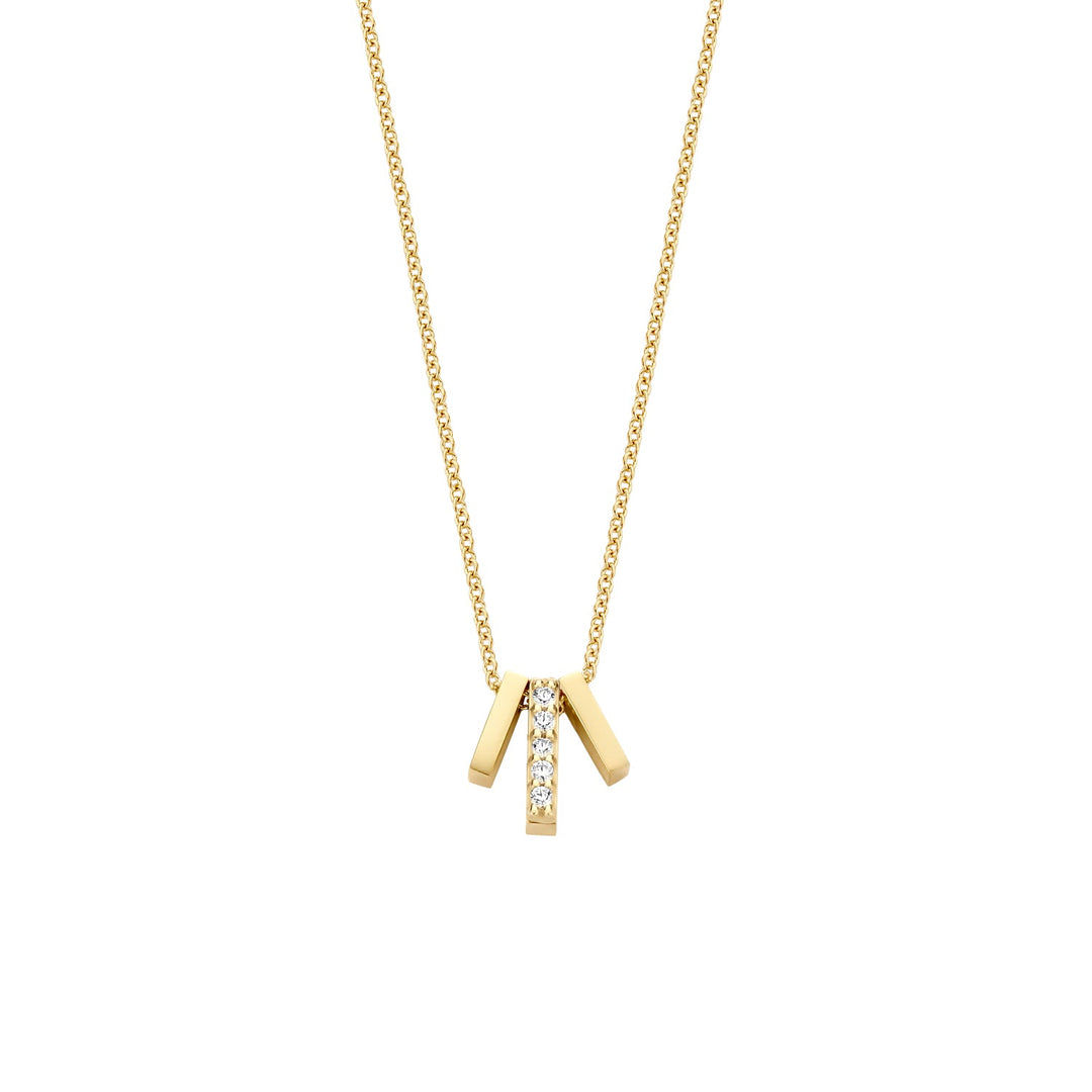 Blush 14ct Gold Zirconia Pendant Necklace - MococoBlush3122YZI8720053901773Necklaces