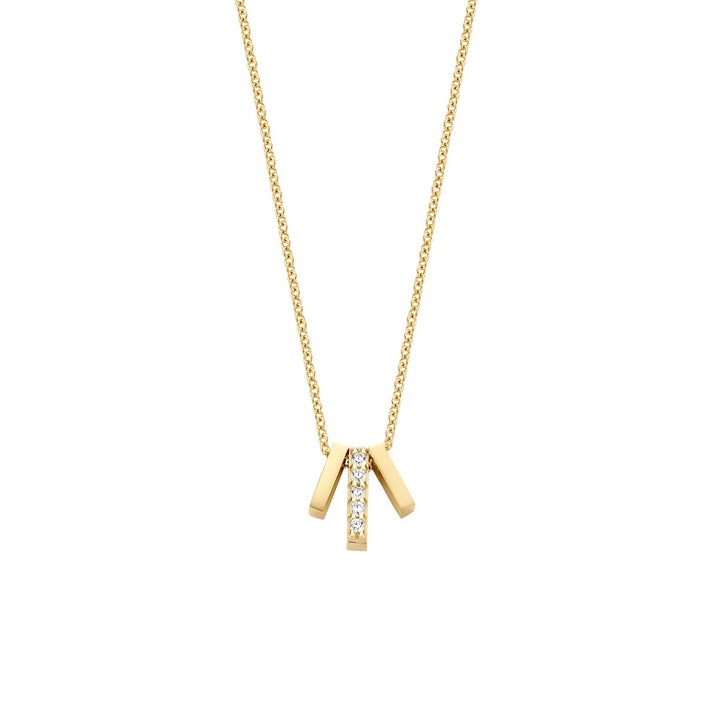 Blush 14ct Gold Zirconia Pendant Necklace - MococoBlush3122YZI8720053901773Necklaces