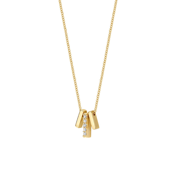 Blush 14ct Gold Zirconia Pendant Necklace - MococoBlush3122YZI8720053901773Necklaces