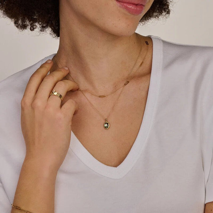 Blush 14ct Solid Gold Anchor Necklace - MococoBlush3046YGO/45Necklaces