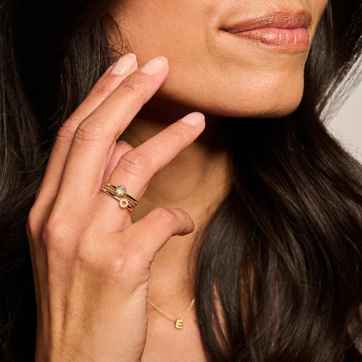 Blush 14ct Solid Gold Ball Ring - MococoBlush1195YGO/46/WEBRings