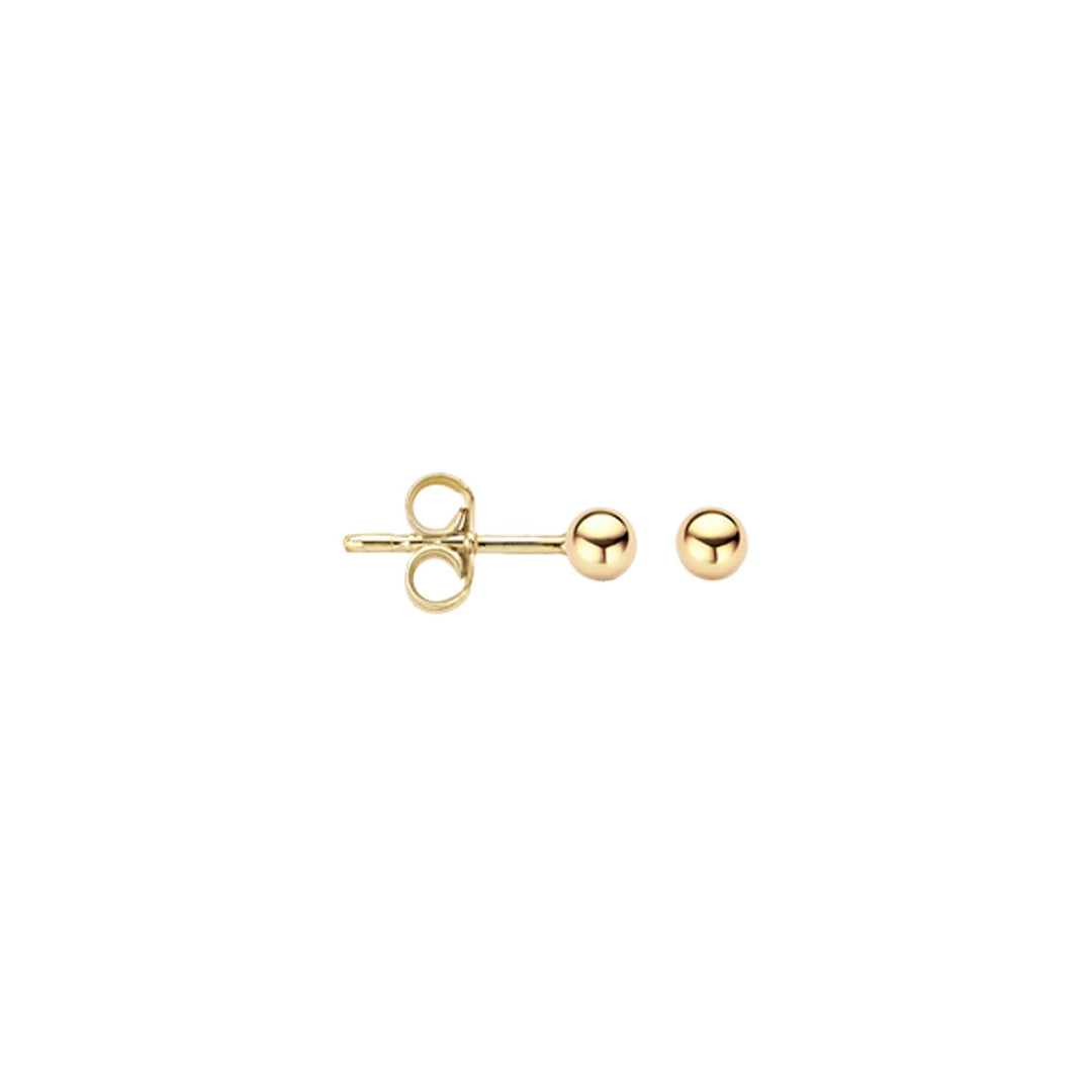 Blush 14ct Solid Gold Ball Stud Earrings - MococoBlush7120YGOEarrings