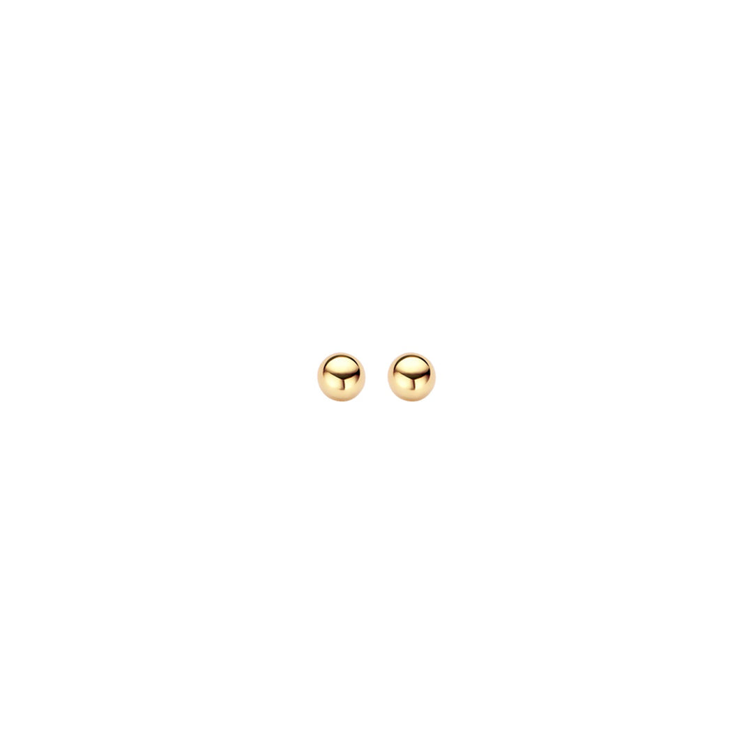 Blush 14ct Solid Gold Ball Stud Earrings - MococoBlush7120YGOEarrings