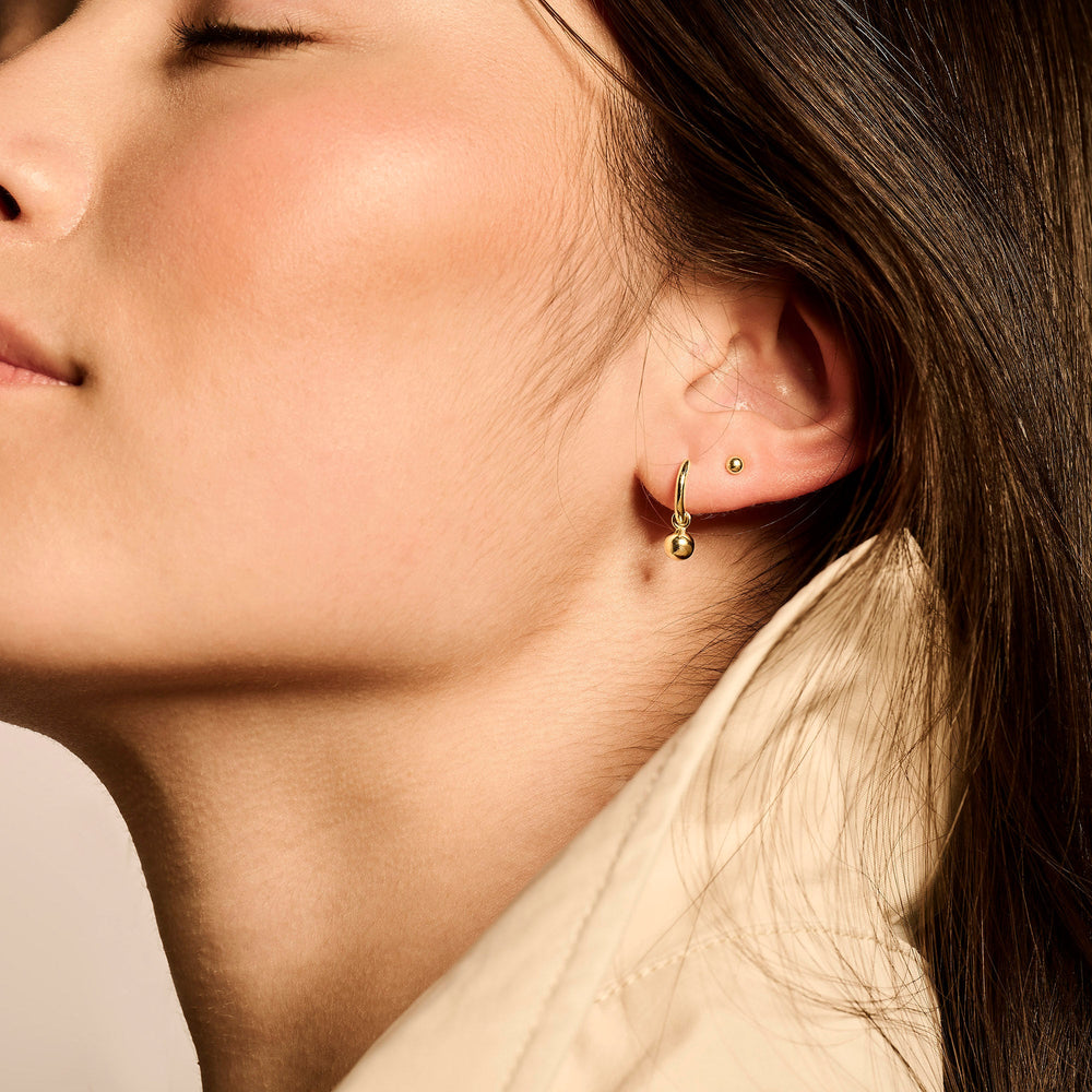 Blush 14ct Solid Gold Ball Stud Earrings - MococoBlush7120YGOEarrings