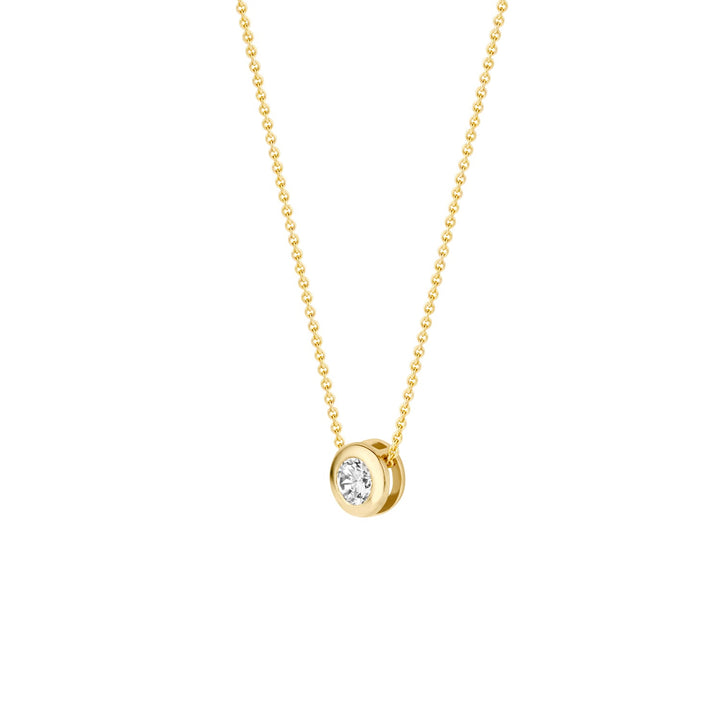 Blush 14ct Solid Gold Brilliant Cut Zirconia Necklace - MococoBlush3052YZI8717828185162Necklaces