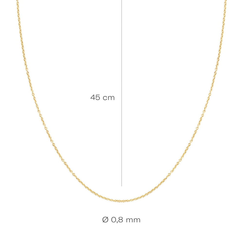 Blush 14ct Solid Gold Chain Necklace - MococoBlush3058YGO/458717828182741Necklaces