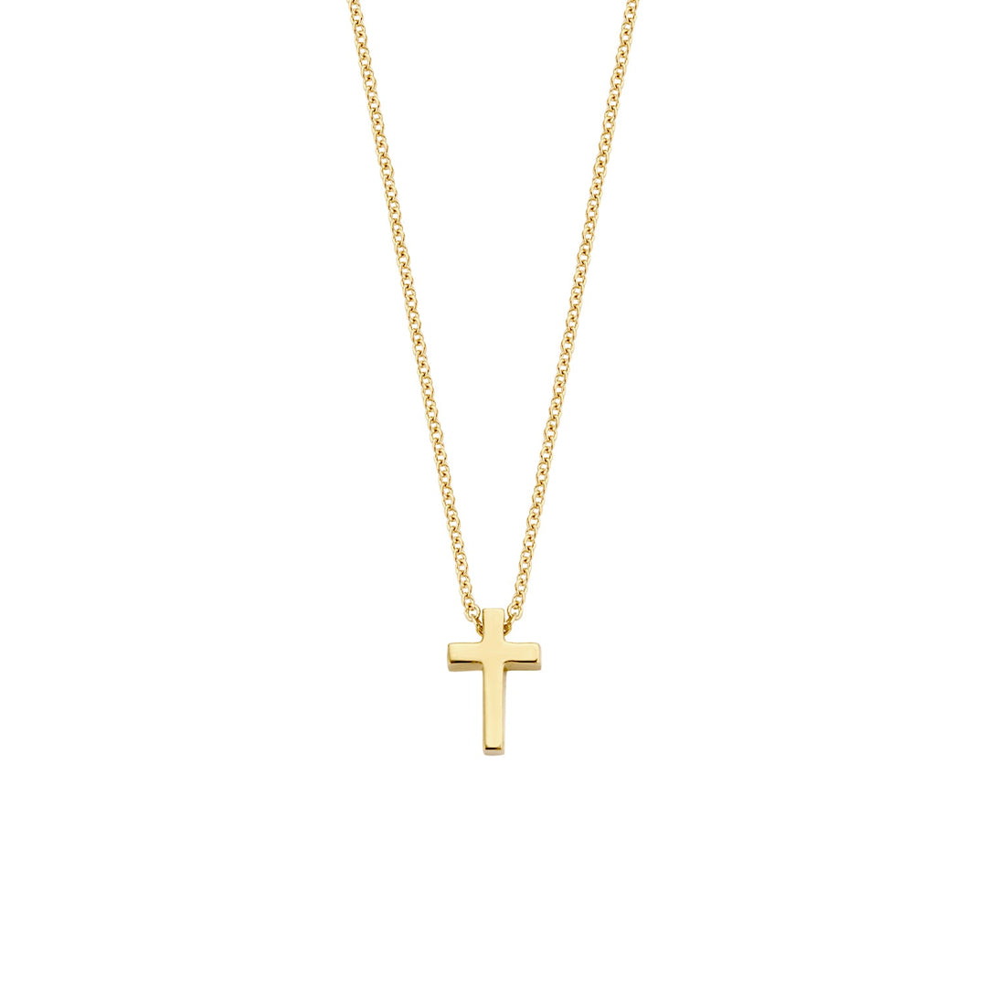 Blush 14ct Solid Gold Cross Pendant Necklace - MococoBlush3091YGO8720088127391Necklaces