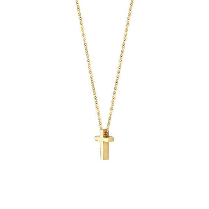 Blush 14ct Solid Gold Cross Pendant Necklace - MococoBlush3091YGO8720088127391Necklaces