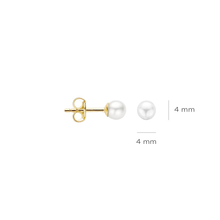 Blush 14ct Solid Gold Fresh Water Pearl Stud Earrings - MococoBlush7136YPW8717828160374Earrings