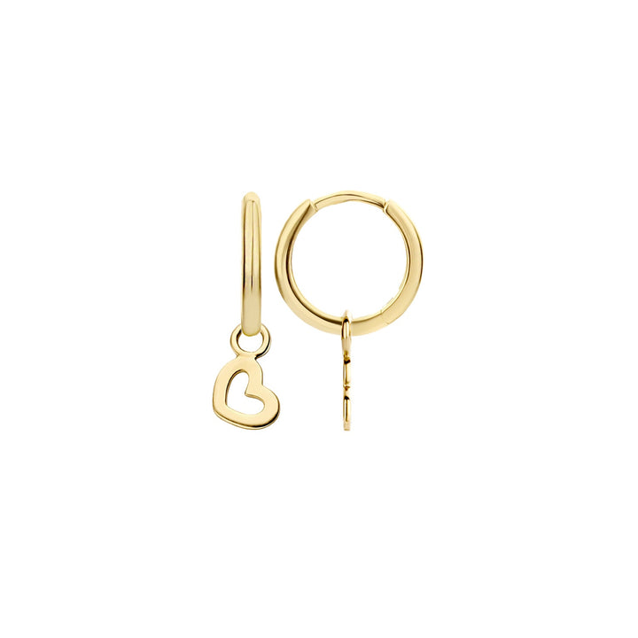 Blush 14ct Solid Gold Heart Earring Charms - MococoBlush9057YGO8720088127896Earrings