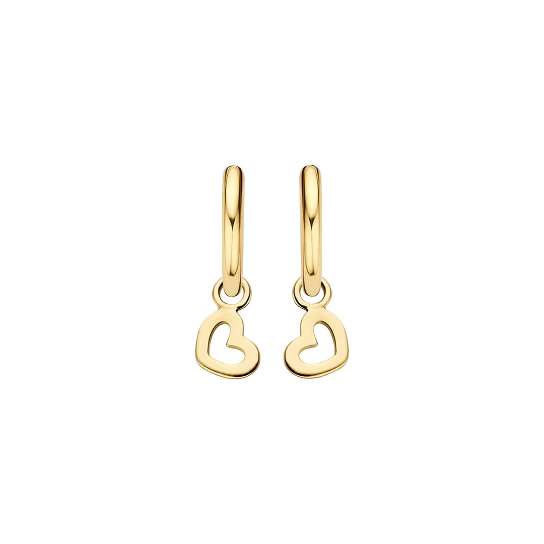 Blush 14ct Solid Gold Heart Earring Charms - MococoBlush9057YGO8720088127896Earrings