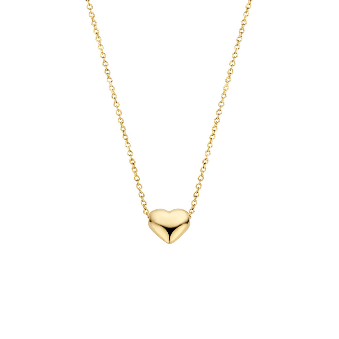 Blush 14ct Solid Gold Heart Pendant Necklace - MococoBlush3062YGO8720088137352Necklaces