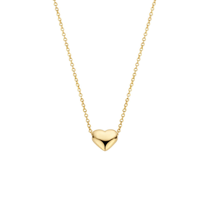 Blush 14ct Solid Gold Heart Pendant Necklace - MococoBlush3062YGO8720088137352Necklaces