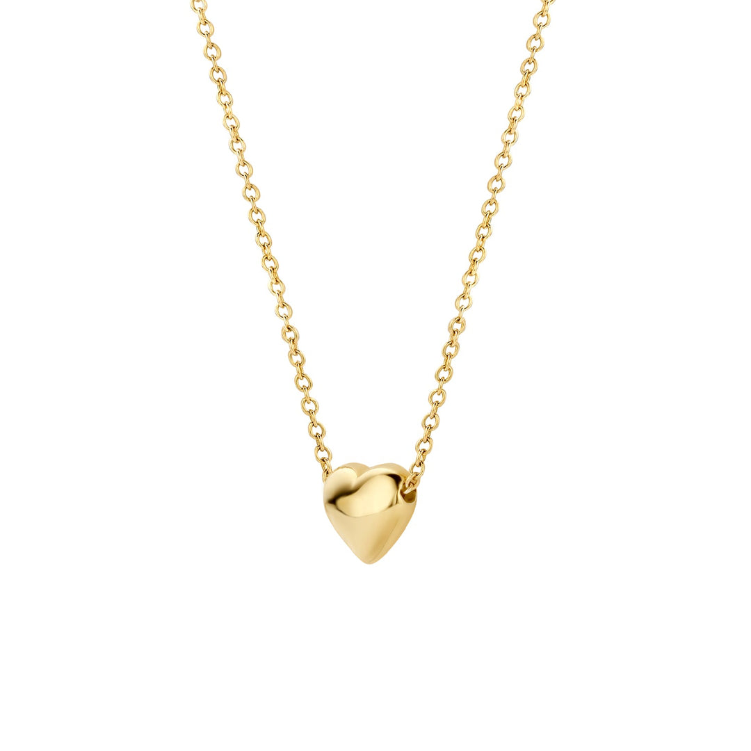 Blush 14ct Solid Gold Heart Pendant Necklace - MococoBlush3062YGO8720088137352Necklaces