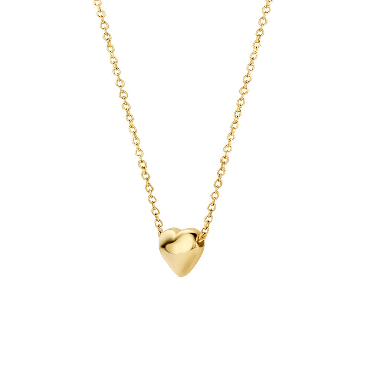 Blush 14ct Solid Gold Heart Pendant Necklace - MococoBlush3062YGO8720088137352Necklaces