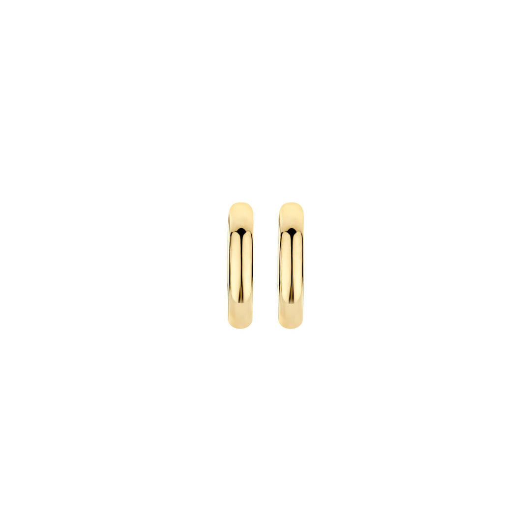 Blush 14ct Solid Gold Hoop Earrings - MococoBlush7267YGOEarrings
