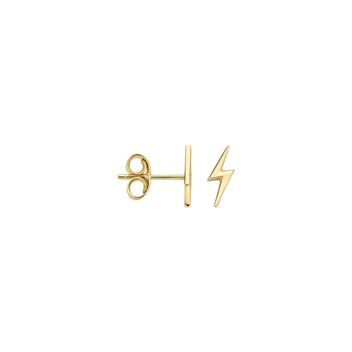 Blush 14ct Solid Gold Lightening Bolt Stud Earrings - MococoBlush7249YGO8720088127704Earrings