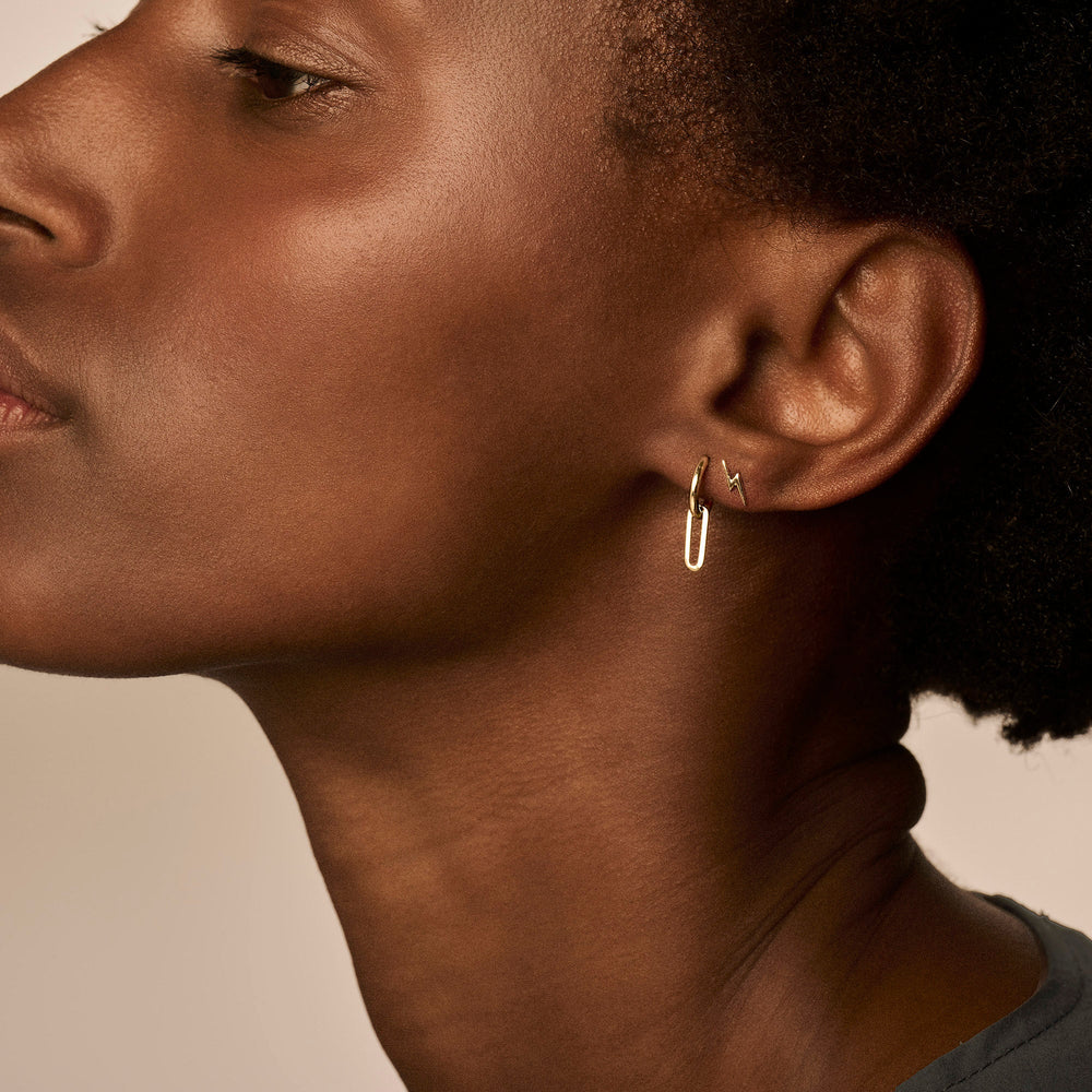 Blush 14ct Solid Gold Lightening Bolt Stud Earrings - MococoBlush7249YGO8720088127704Earrings