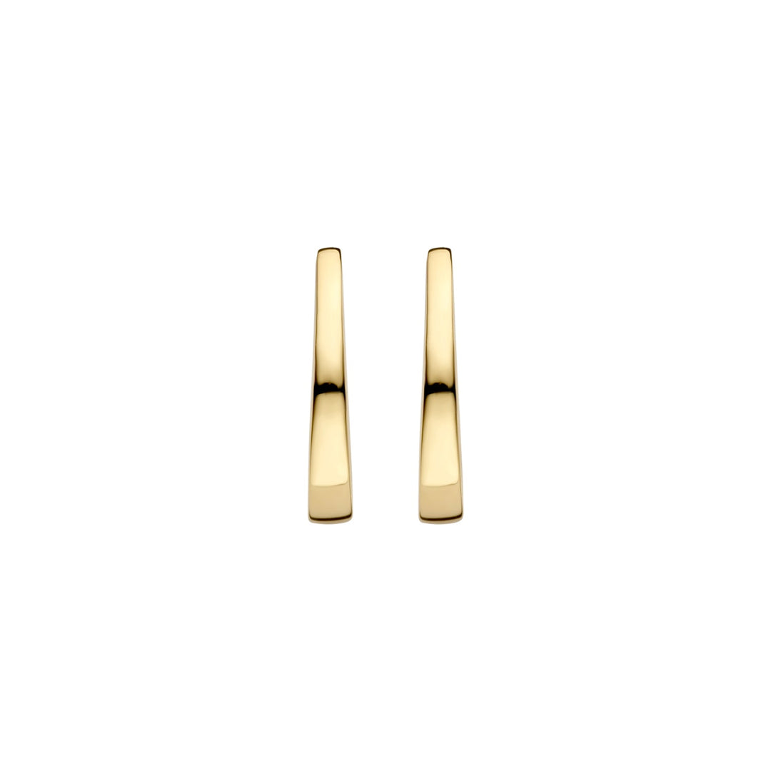 Blush 14ct Solid Gold Medium Hoop Earrings - MococoBlush7278YGOEarrings
