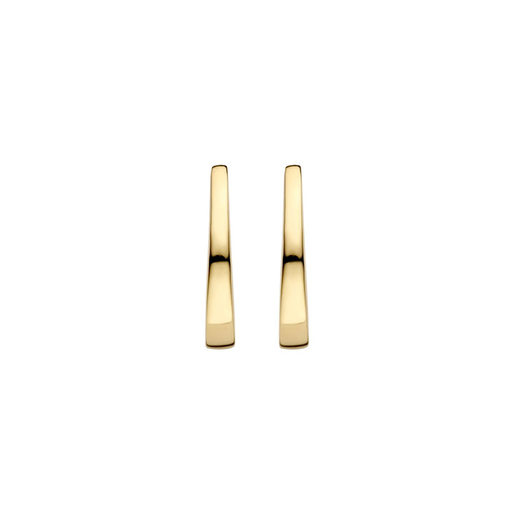 Blush 14ct Solid Gold Medium Hoop Earrings - MococoBlush7278YGOEarrings