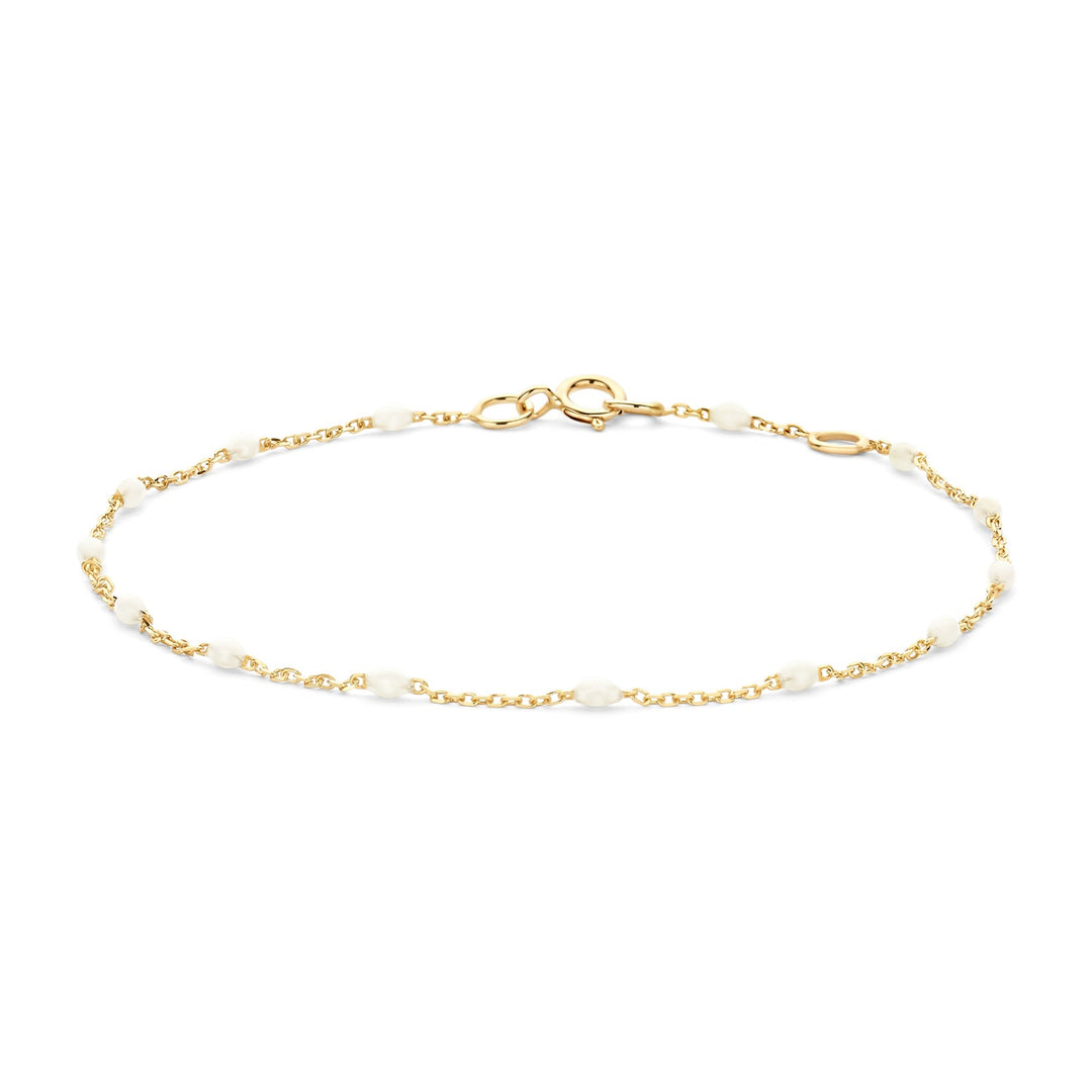 Blush 14ct Solid Gold Milk Resin Bracelet - MococoBlush2226YRM8720088131732Bracelets
