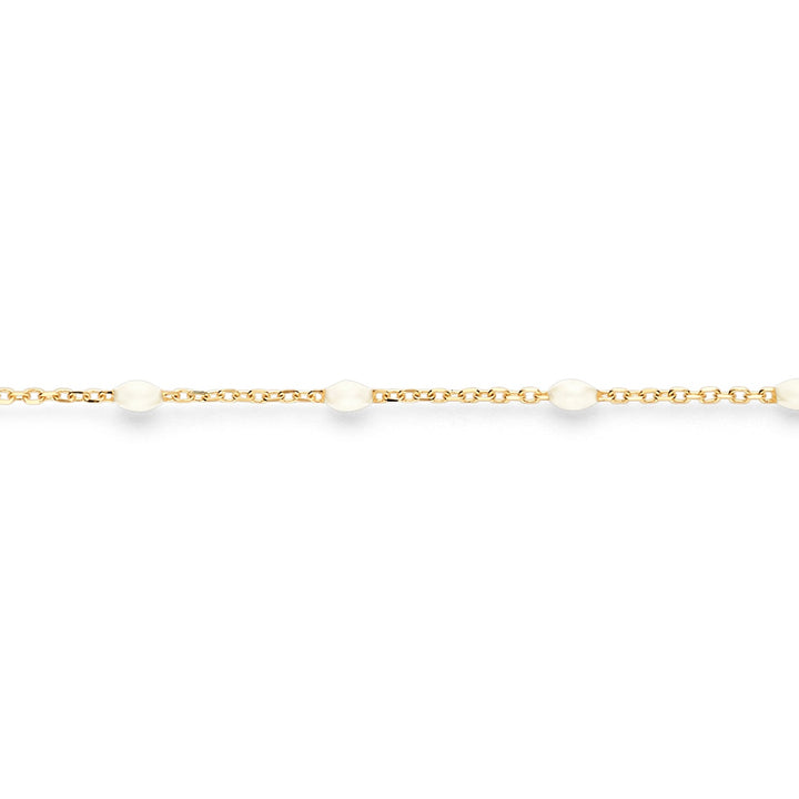 Blush 14ct Solid Gold Milk Resin Bracelet - MococoBlush2226YRM8720088131732Bracelets