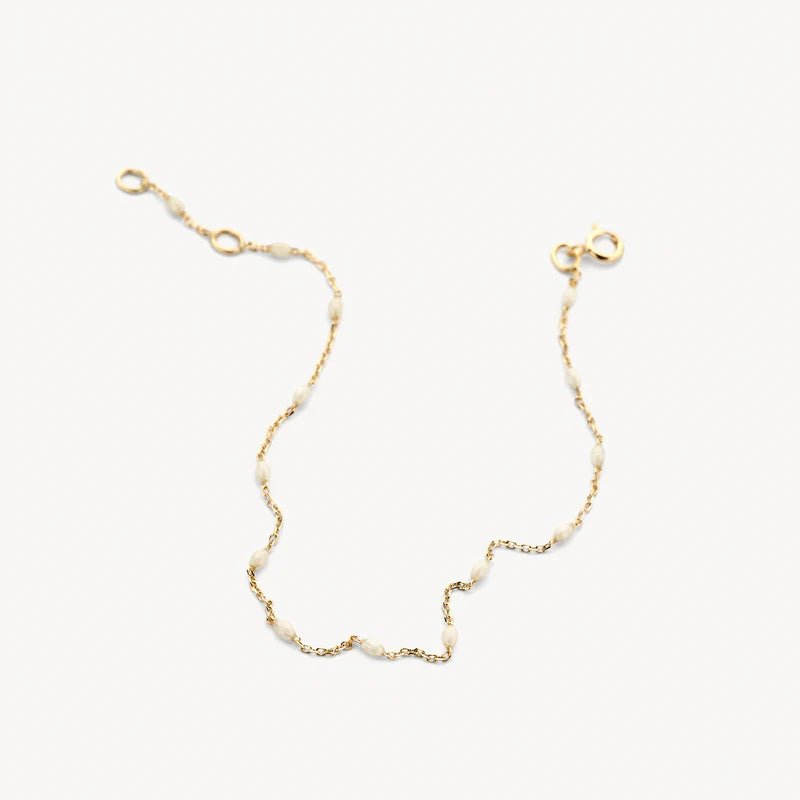 Blush 14ct Solid Gold Milk Resin Bracelet - MococoBlush2226YRM8720088131732Bracelets