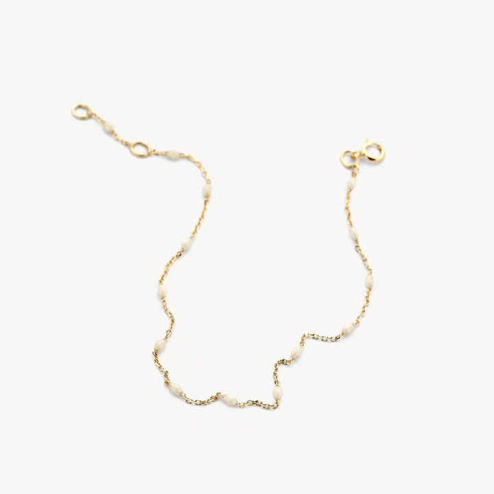 Blush 14ct Solid Gold Milk Resin Bracelet - MococoBlush2226YRM8720088131732Bracelets