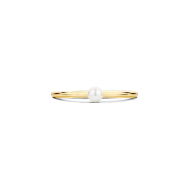 Blush 14ct Solid Gold Mini Pearl Ring - MococoBlush1213YPW/46/WEBRings