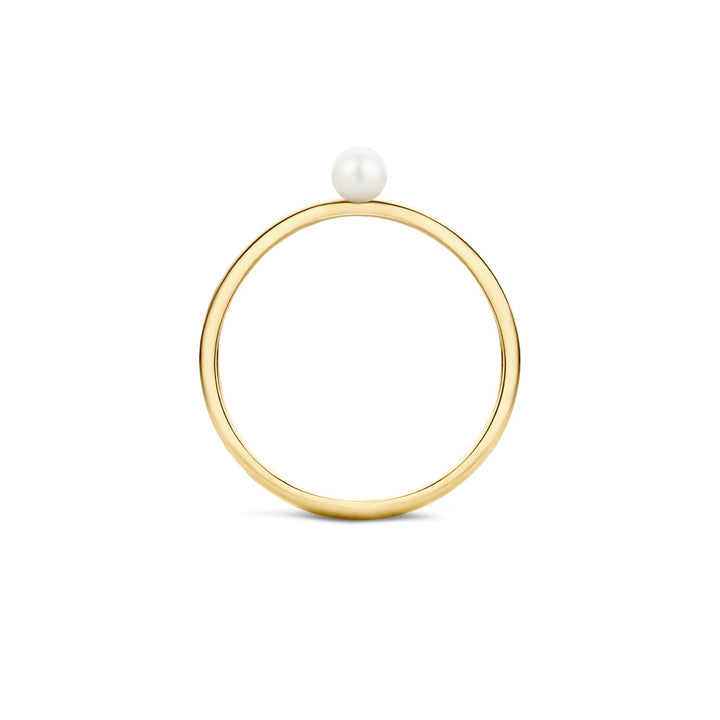 Blush 14ct Solid Gold Mini Pearl Ring - MococoBlush1213YPW/46/WEBRings