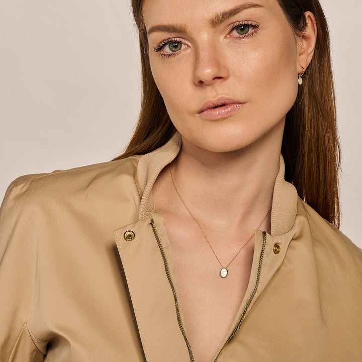 Blush 14ct Solid Gold Mother of Pearl Pendant Necklace - MococoBlush3154YMP8720088135174Necklaces