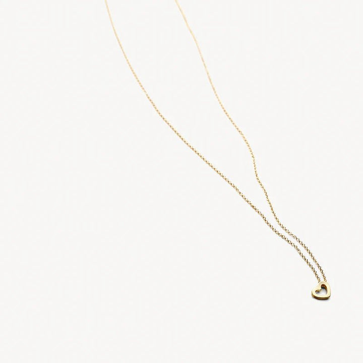 Blush 14ct Solid Gold Open Heart Pendant Necklace - MococoBlush3149YGO8720088135204Necklaces