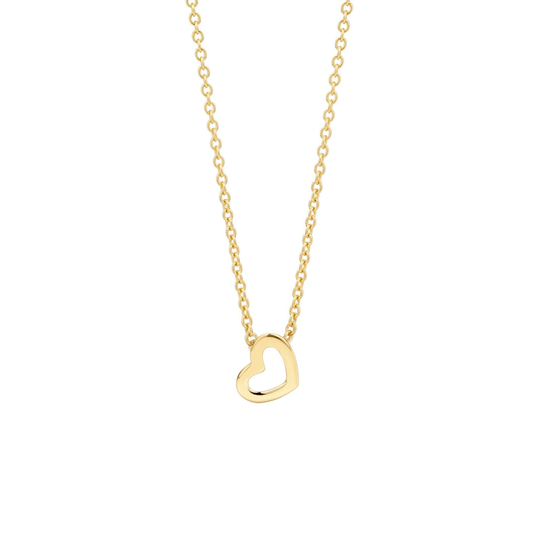 Blush 14ct Solid Gold Open Heart Pendant Necklace - MococoBlush3149YGO8720088135204Necklaces