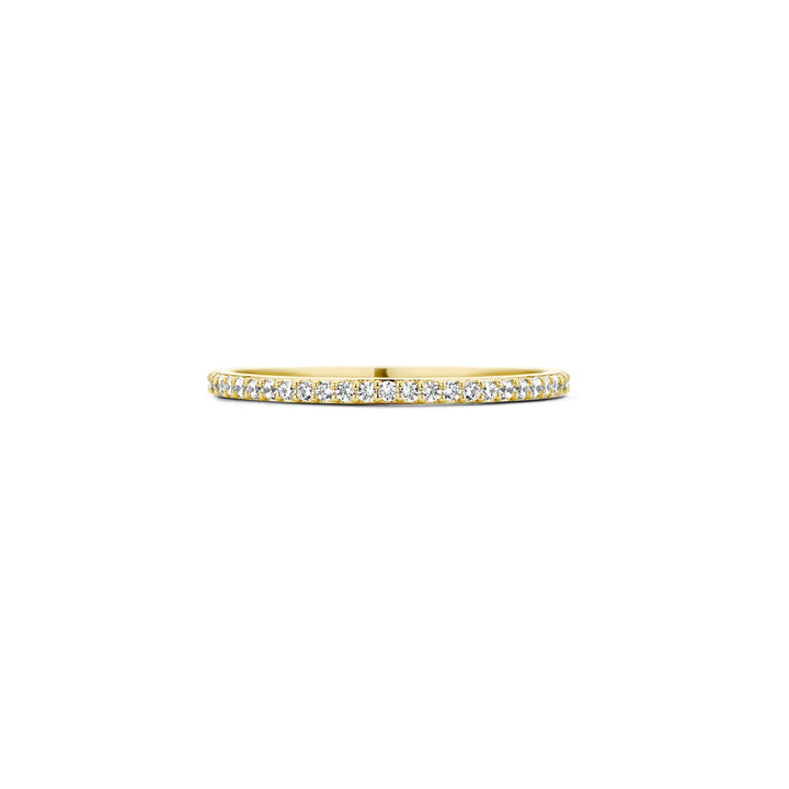 Blush 14ct Solid Gold Pave Ring - MococoBlush1201YZI/56/WEB8720088121559Rings