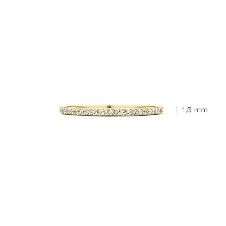 Blush 14ct Solid Gold Pave Ring - MococoBlush1201YZI/56/WEB8720088121559Rings